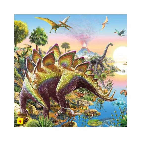 Puzzle Dinosauři + figurka 60 dílků - slide 12