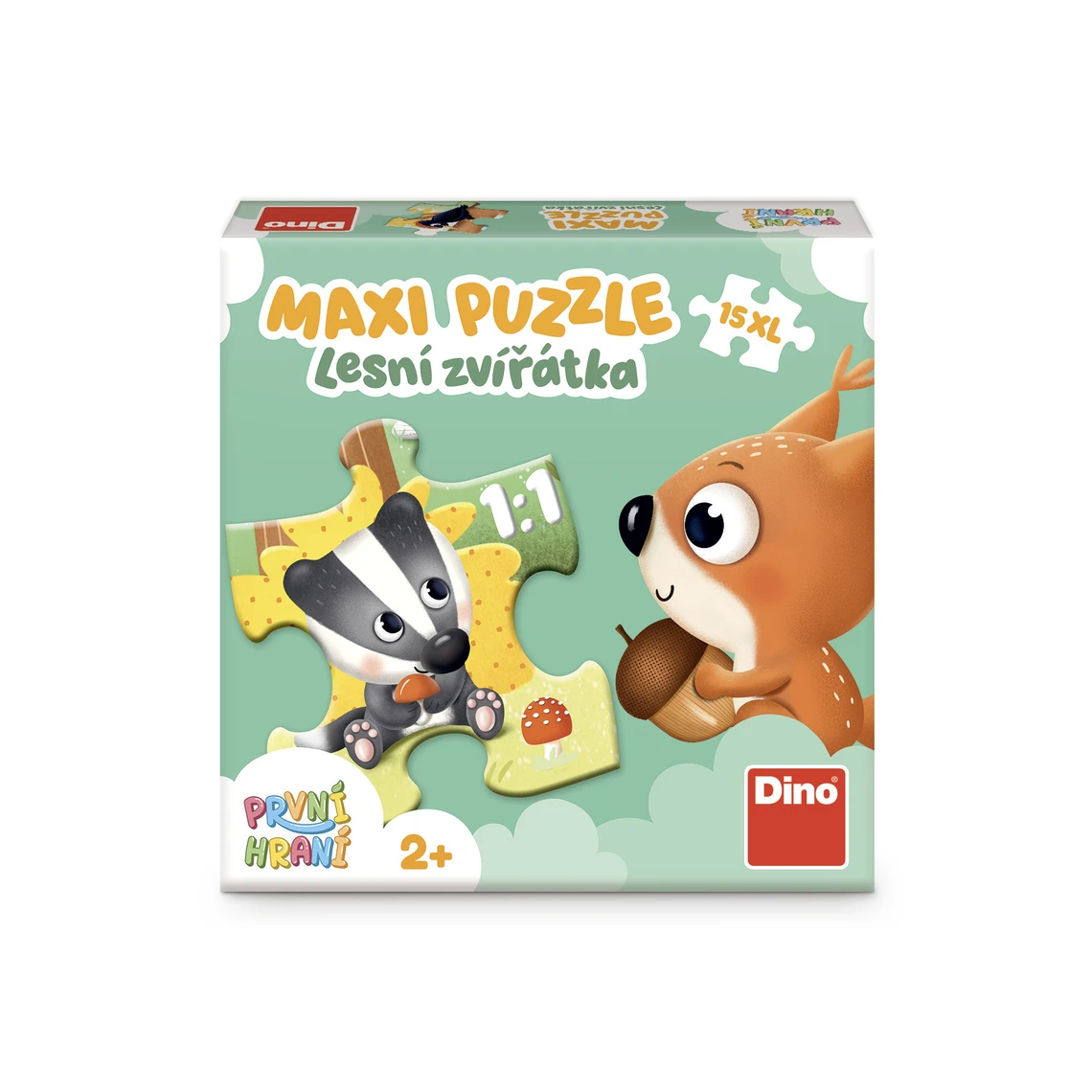 První hraní: Lesní zvířátka 15 maxi Puzzle - slide 1