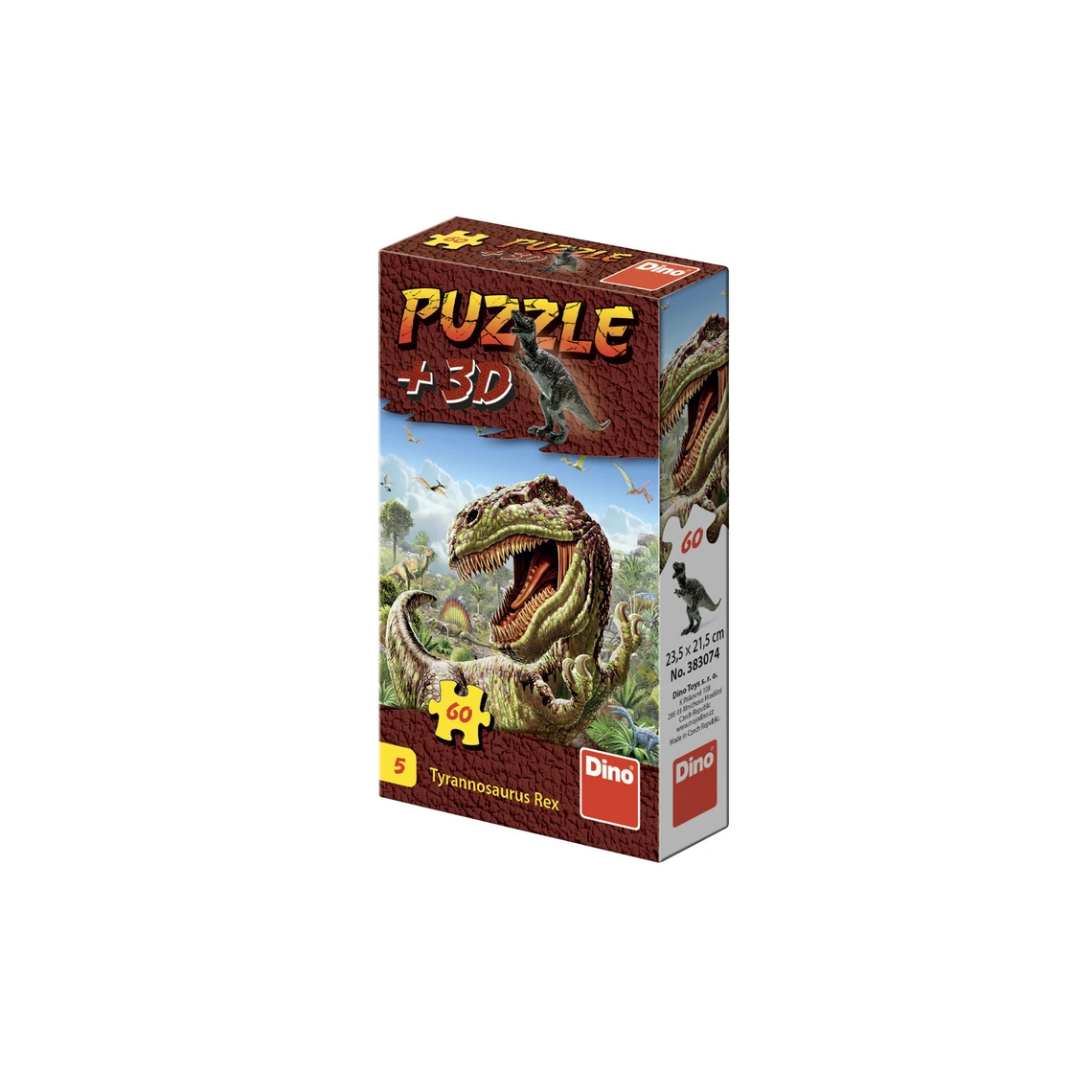 Puzzle Dinosauři + figurka 60 dílků - slide 7
