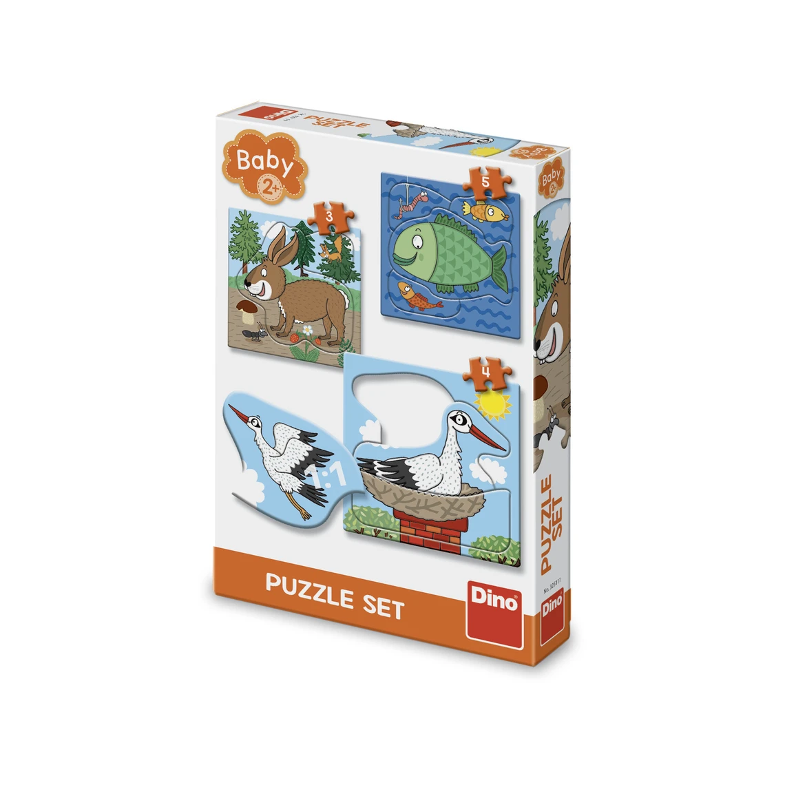 Puzzle Zvířátka: Kde žijí 3–5 dílků baby - slide 0