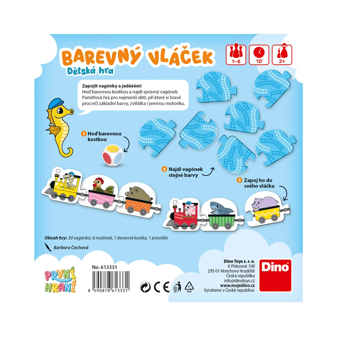 První hraní: Barevný vláček - slide 3