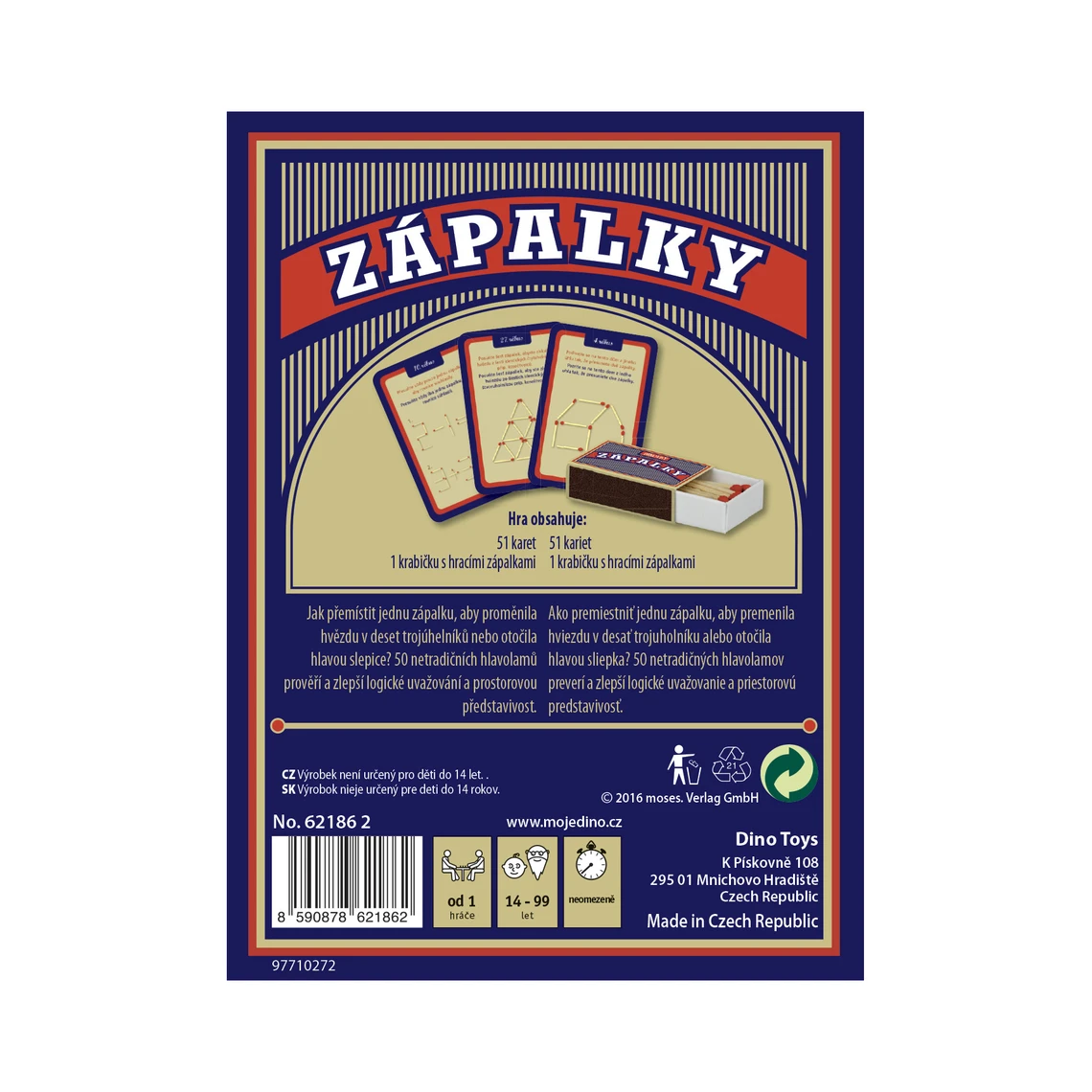 Dinovka Zápalky - slide 3
