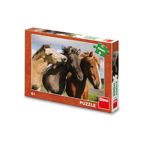 Puzzle Barevní koně 300 xl dílků - slide 0