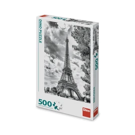 Puzzle Černobílá Eiffelova věž 500 dílků