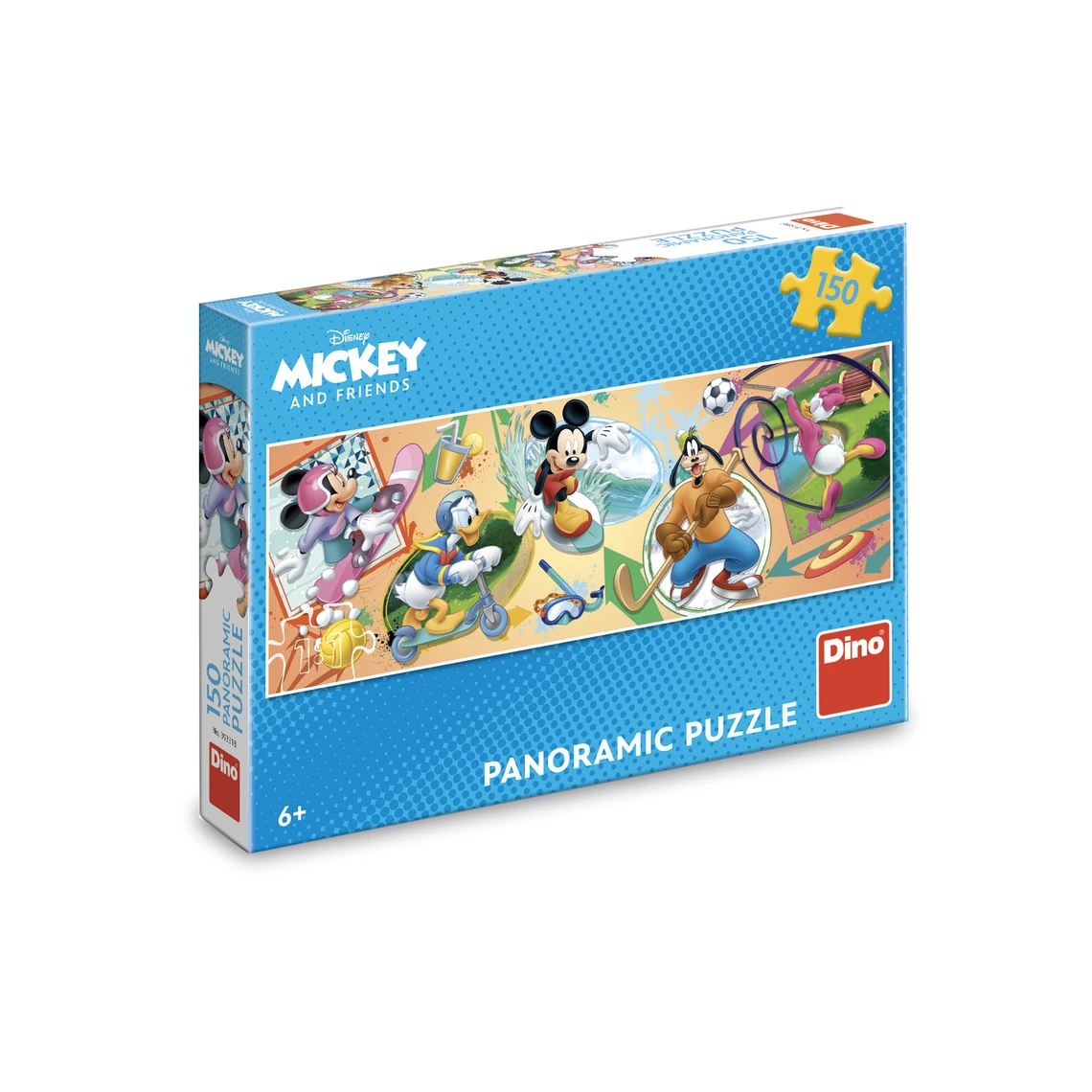 Puzzle Mickey s kamarády sport 150 dílků panoramic - slide 2