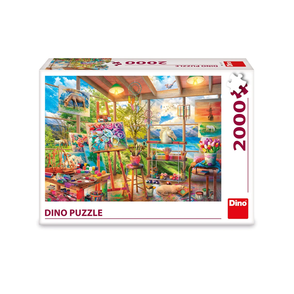 Puzzle Malířský ateliér 2000 dílků - slide 1