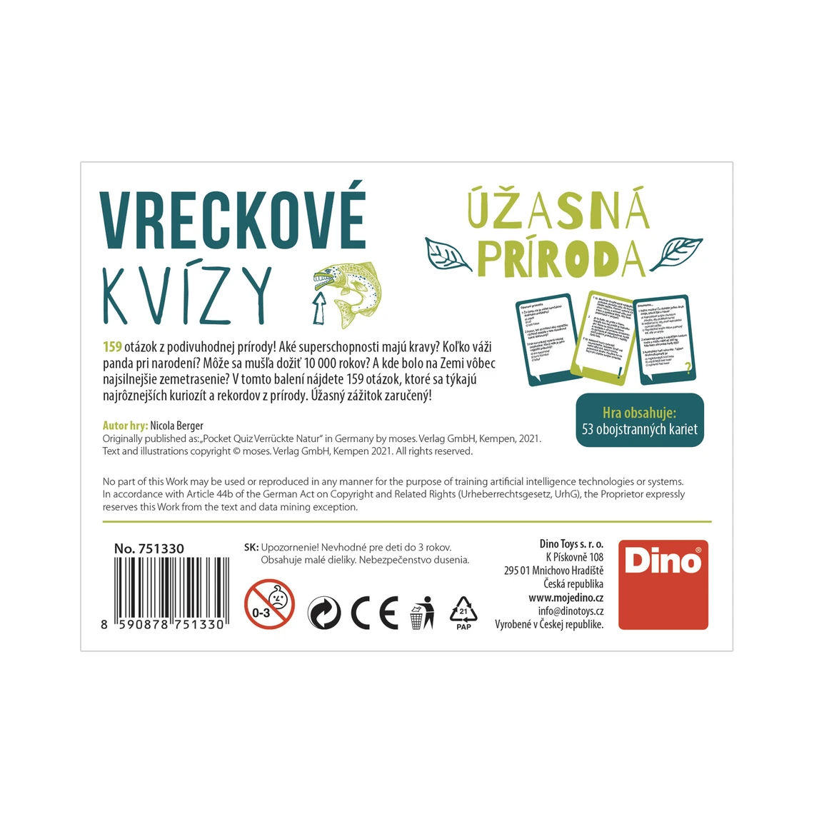 Vreckové kvízy – Úžasná príroda SK - slide 3