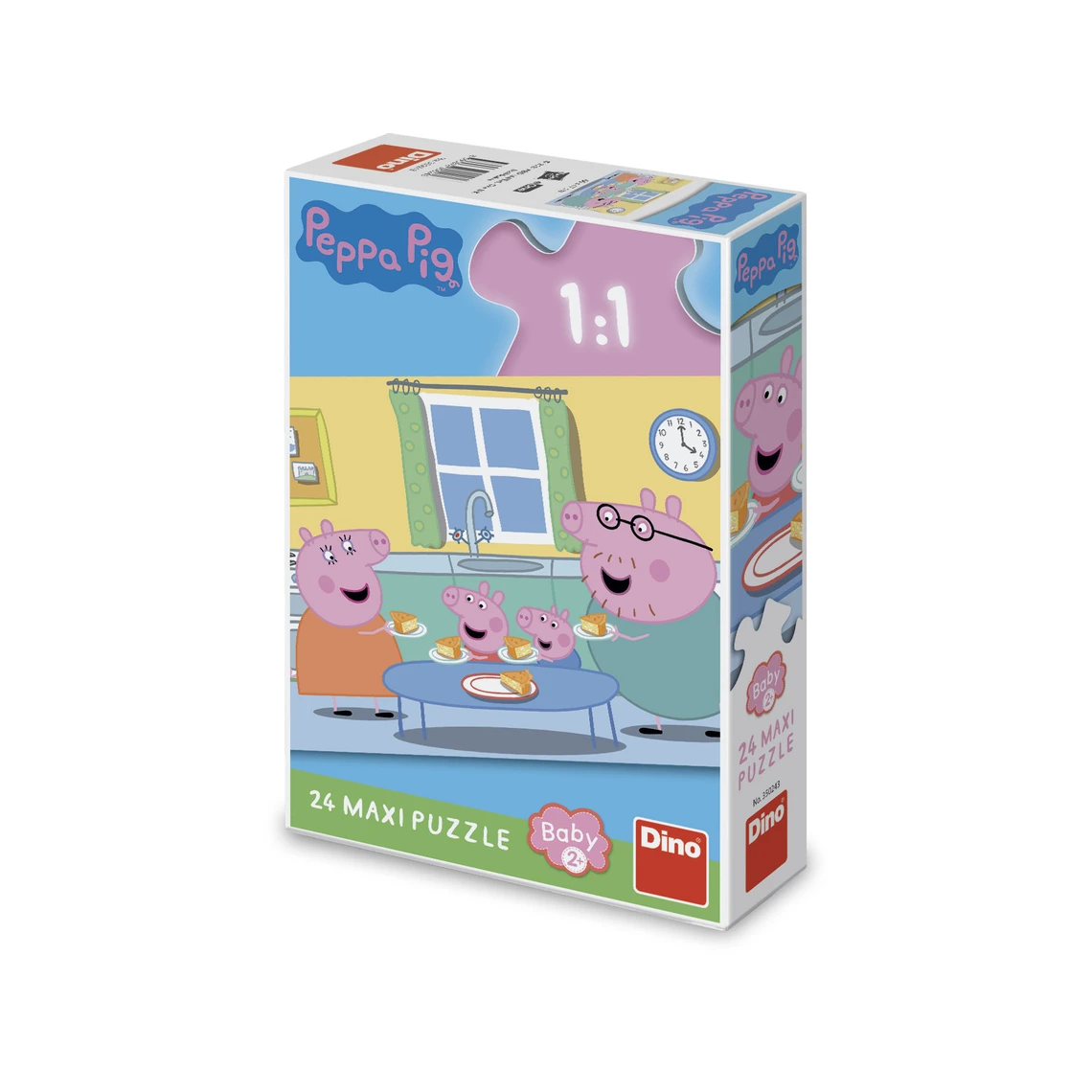 Puzzle Peppa Pig: Oběd 24 dílků maxi - slide 0