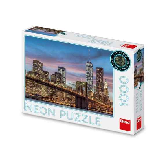 Puzzle New York 1000 dílků neon - slide 0
