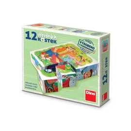 Dřevěné kostky Povolání – 12 kostek