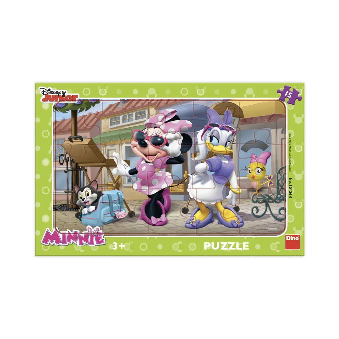 Puzzle Minnie na Montmartru 15 dílků deskové - slide 0