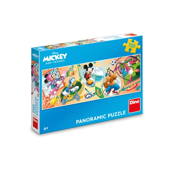 Puzzle Mickey s kamarády sport 150 dílků panoramic - slide 2