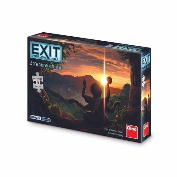 Exit úniková hra s puzzle: Ztracený chrám - slide 0