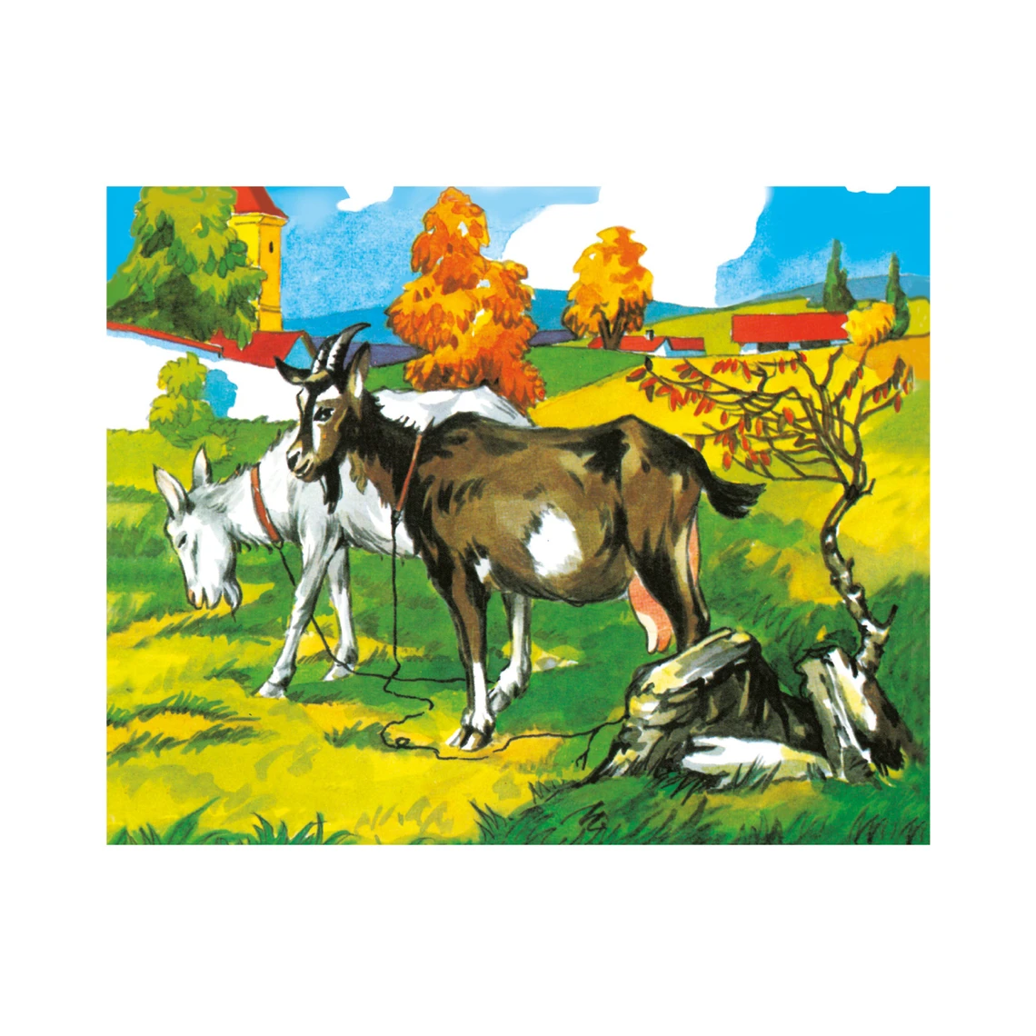 Dřevěné kostky Na statku – 20 kostiček - slide 9