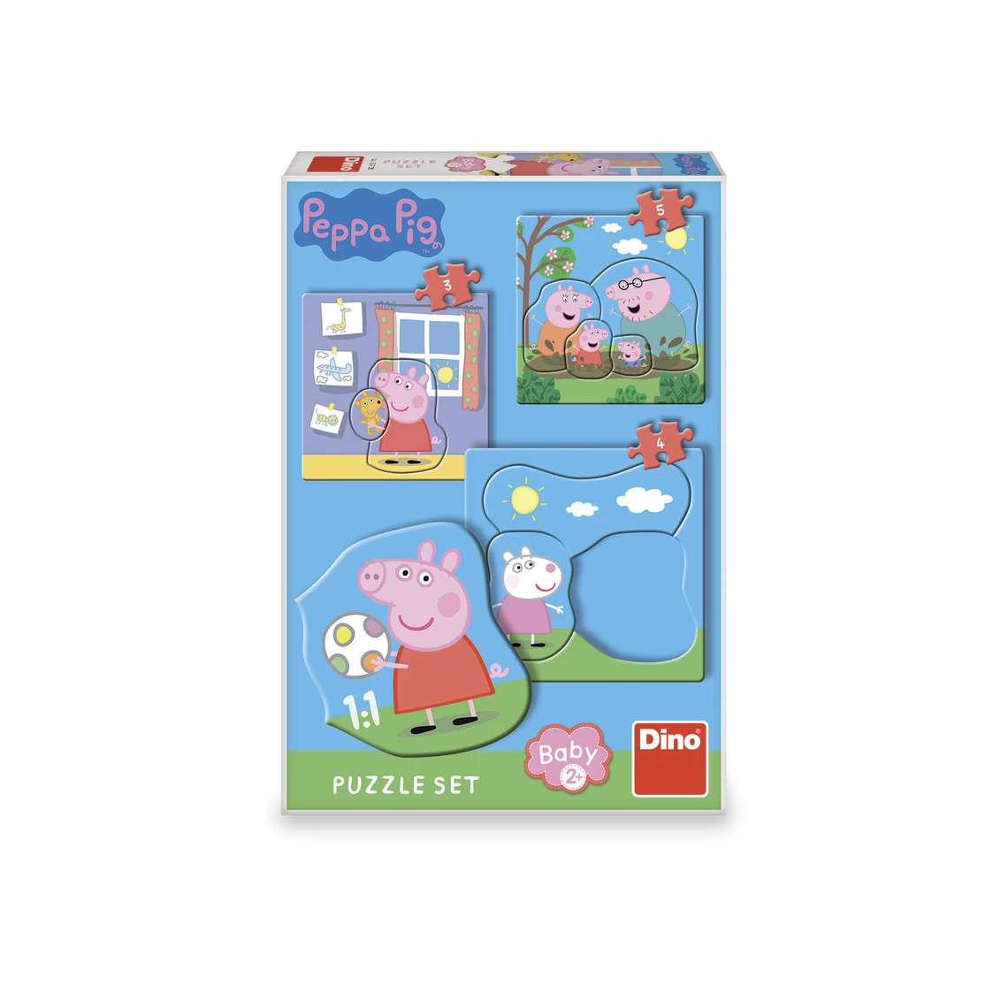 Puzzle set Peppa Pig: Rodina 3–5 dílků baby - slide 1