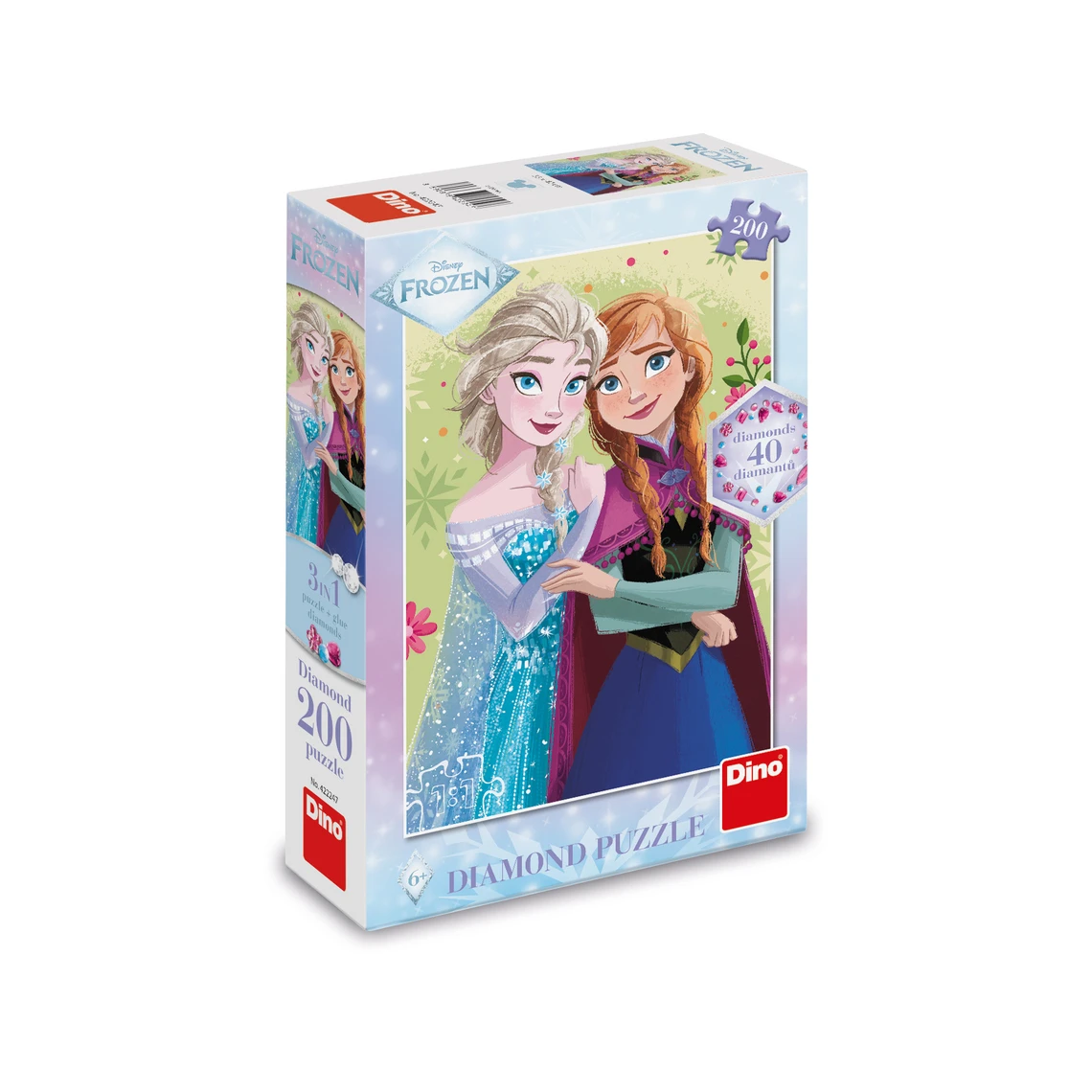 Puzzle Frozen: Jarní portrét 200 dílků diamond - slide 2