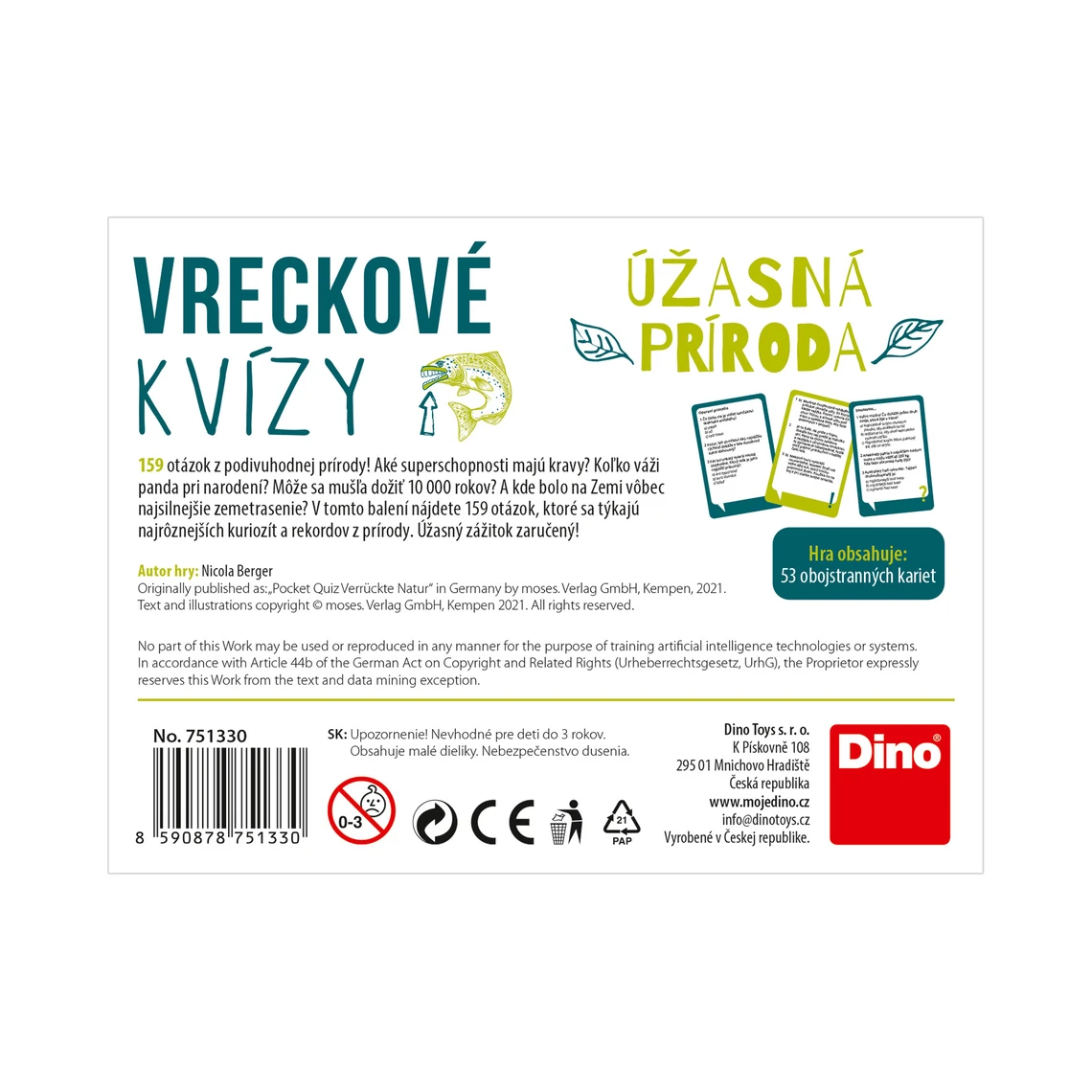 Vreckové kvízy – Úžasná príroda SK - slide 3