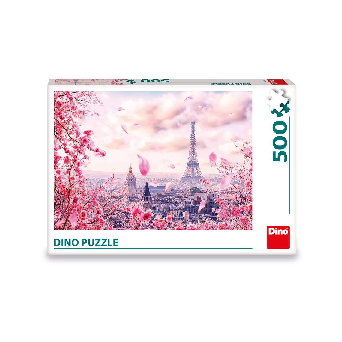 Puzzle Eiffelovka v růžovém 500 dílků - slide 1