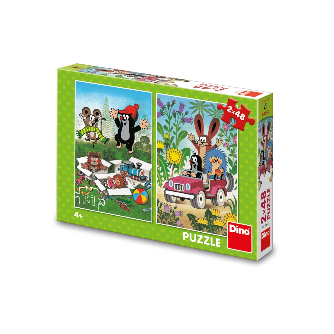 Puzzle Krtek se raduje 2x48 dílků - slide 0