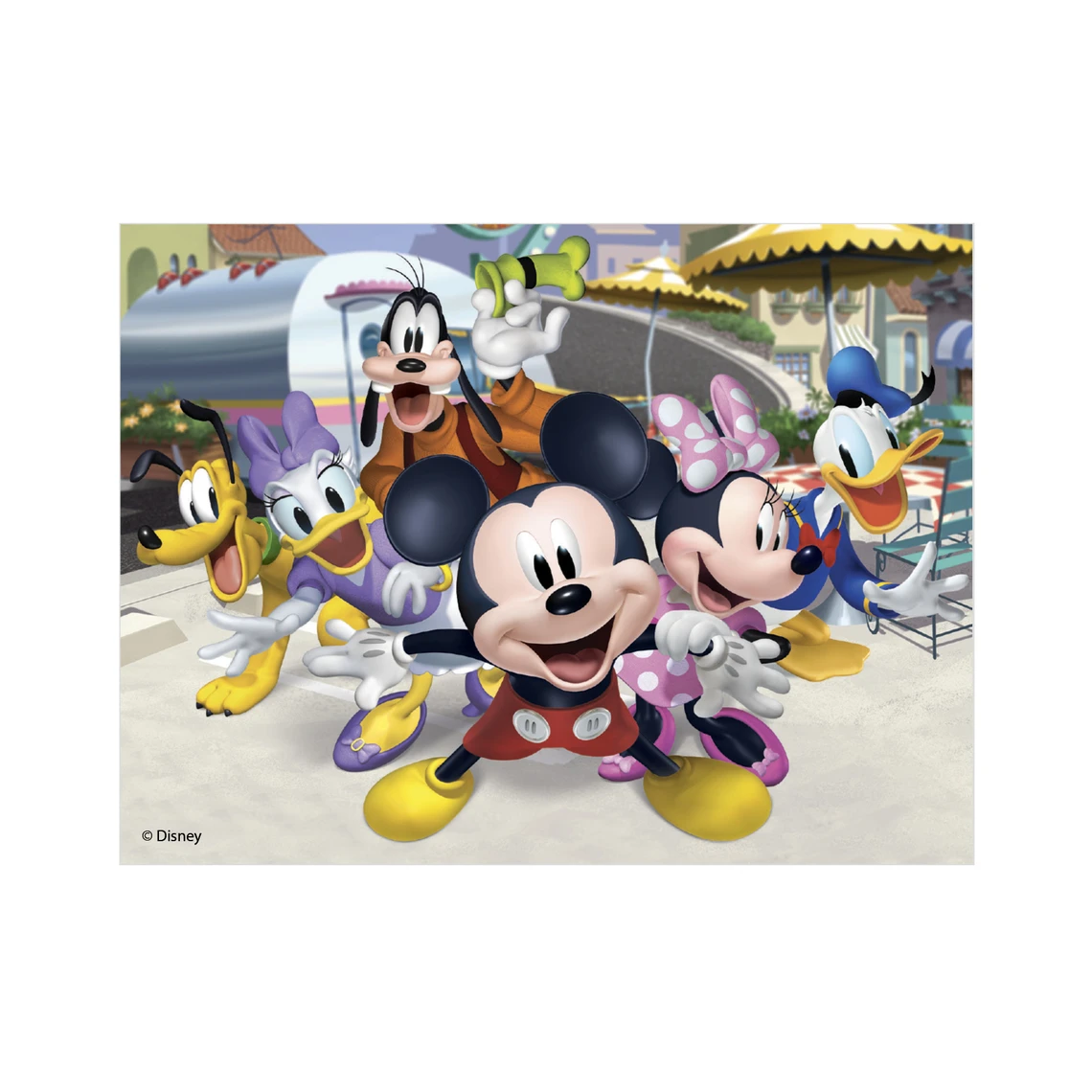 Dřevěné licenční kostky Mickey Mouse – 12 kostek - slide 7