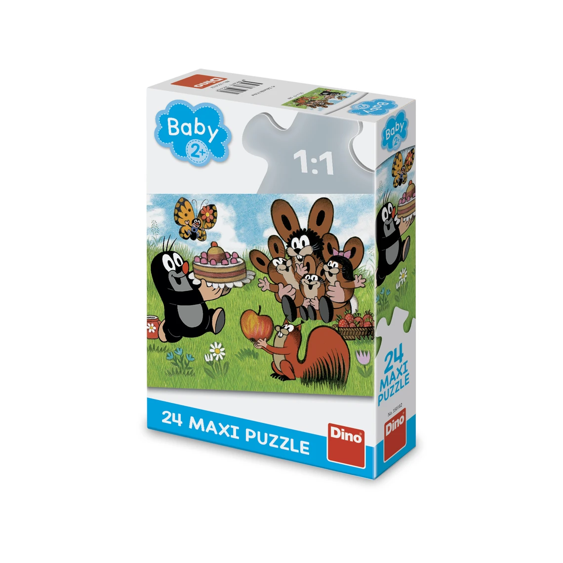 Puzzle Krtek: Narozeniny 24 dílků maxi - slide 0