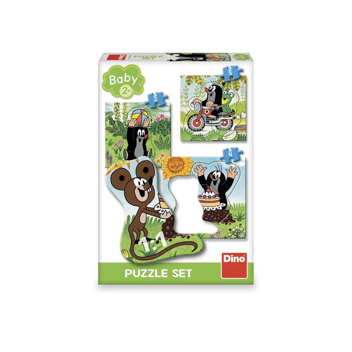 Puzzle Krtek na louce baby 3–5 dílků baby - slide 1