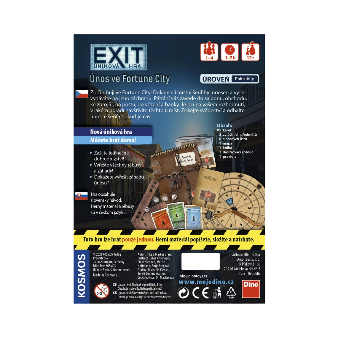 Exit úniková hra: Únos ve Fortune City - slide 3