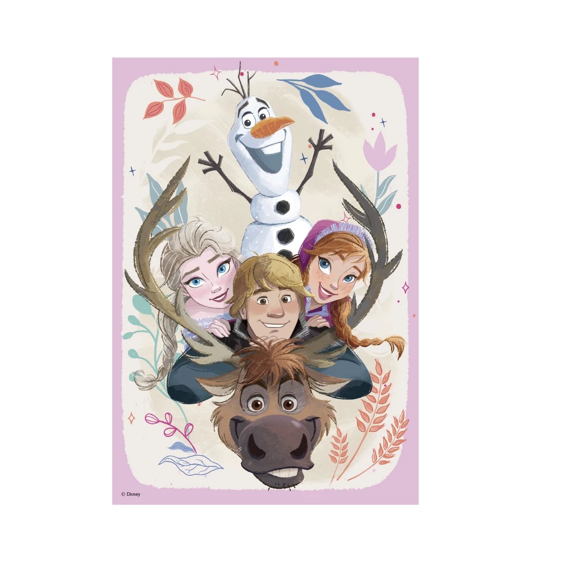 Puzzle Frozen: Anna a Elsa 2x77 dílků - slide 4