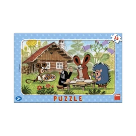 Puzzle Krtek na návštěvě 15 dílků deskové