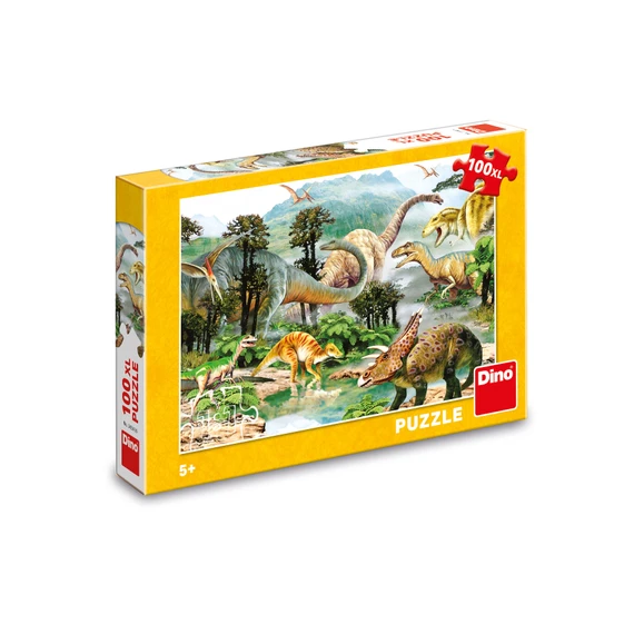 Puzzle Život Dinosaurů 100 xl dílků - slide 2