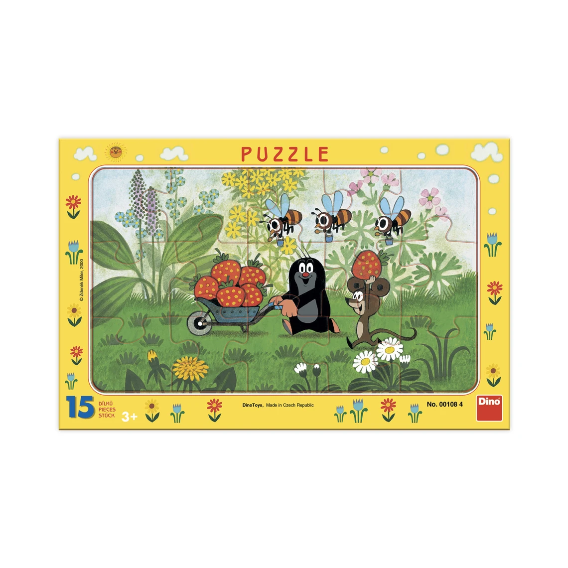 Puzzle Krtek na výletě 15 dílků deskové - slide 0