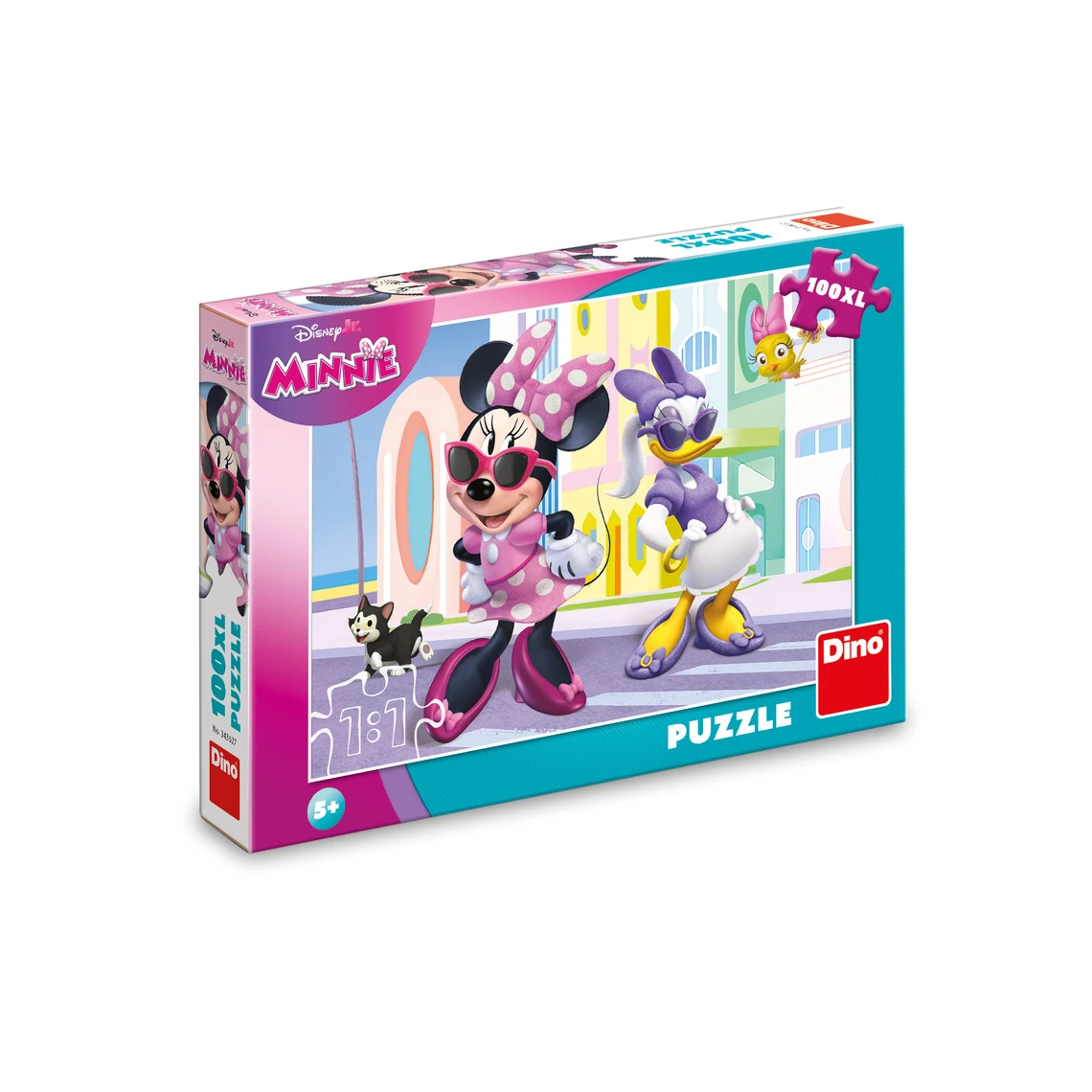 Puzzle Minnie a Dasiy ve městě 100 XL dílků - slide 2