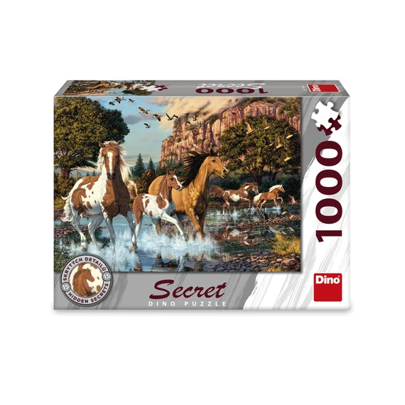 Puzzle Skrytí koně 1000 dílků secret collection - slide 1