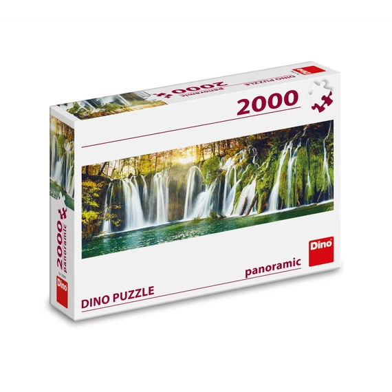 Puzzle Plitvické vodopády 2000 dílků panoramic  - slide 2