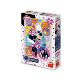 Puzzle Svítící Minnie a balónky 100 xl dílků neon