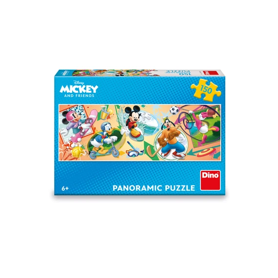 Puzzle Mickey s kamarády sport 150 dílků panoramic - slide 1