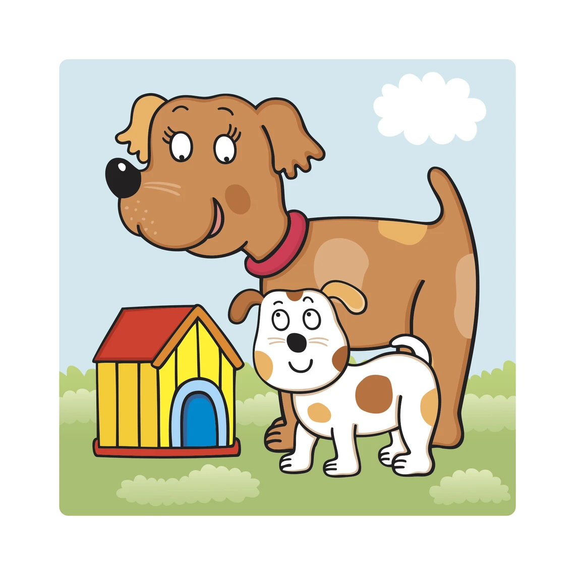 Puzzle Zvířátka 3–5 dílků baby - slide 6