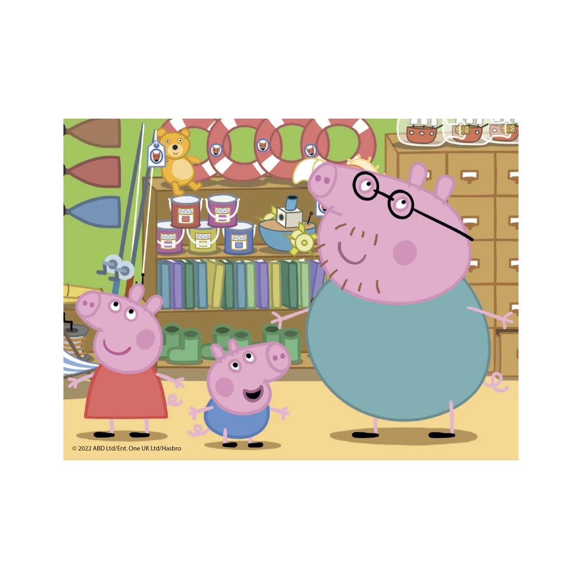 Dřevěné licenční kostky Peppa Pig – 12 kostek - slide 6