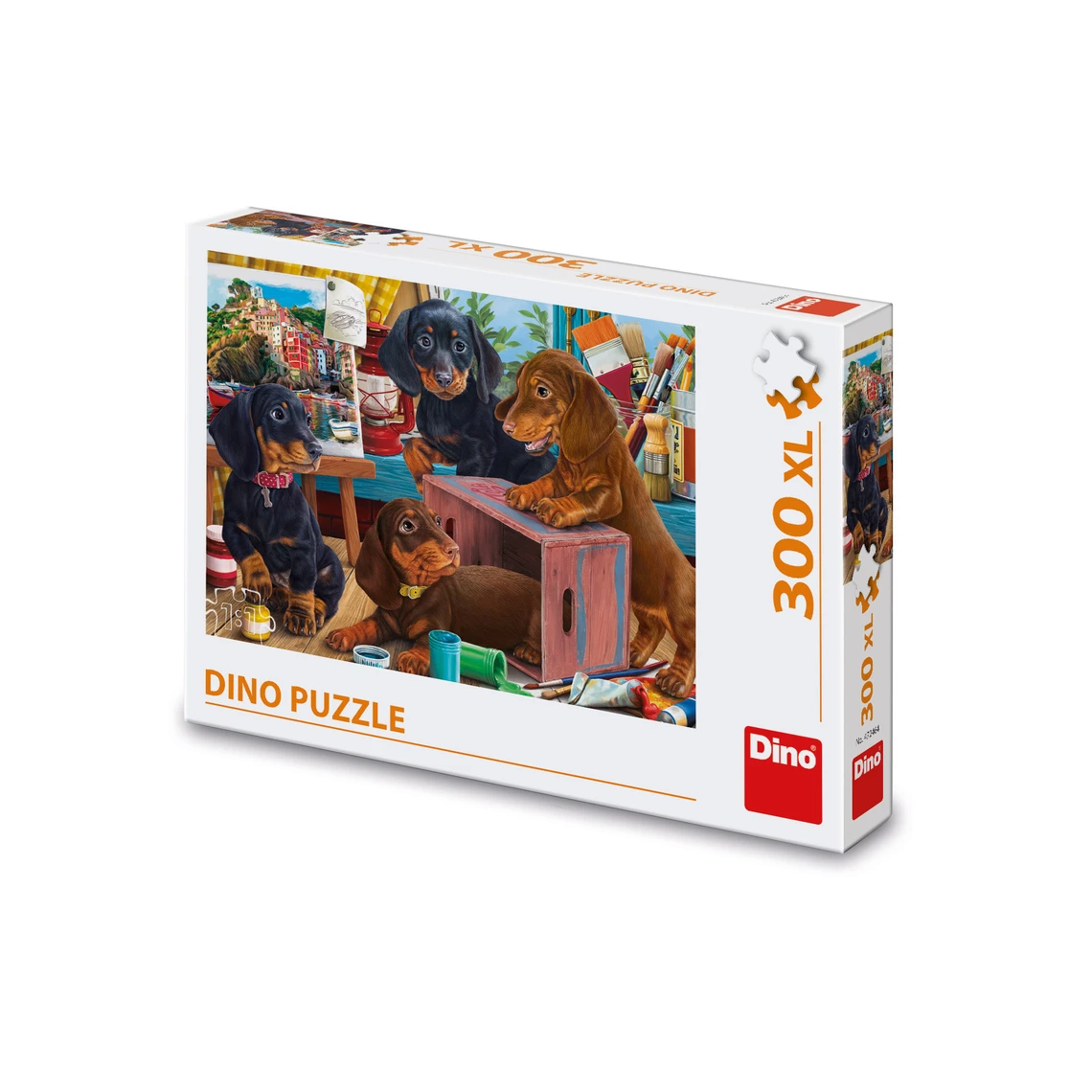 Puzzle Jezevčíci 300 xl dílků - slide 0