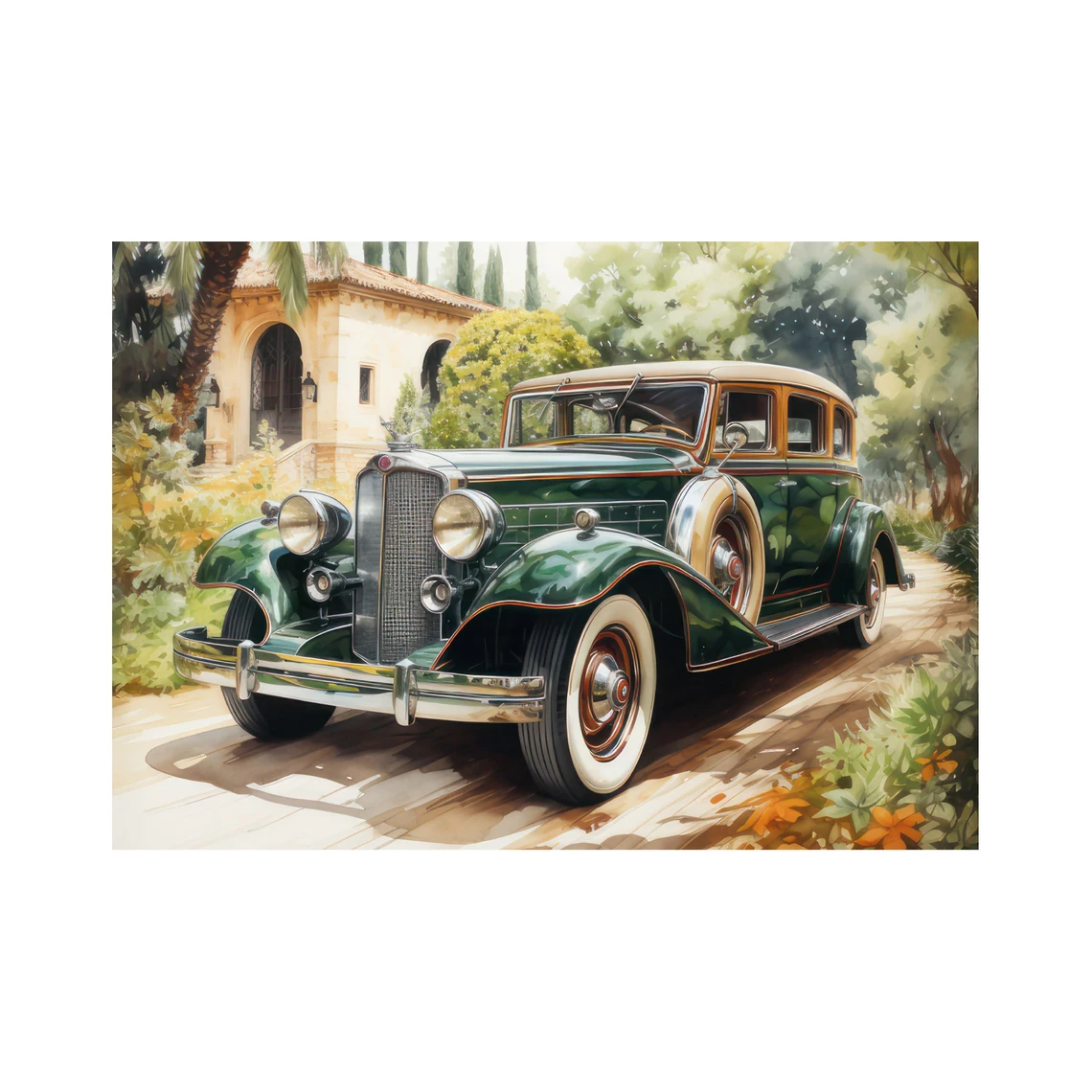 Puzzle Zelený Rolls-Royce 500 dílků - slide 3