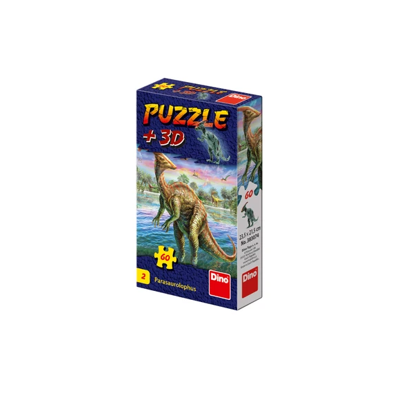 Puzzle Dinosauři + figurka 60 dílků - slide 4