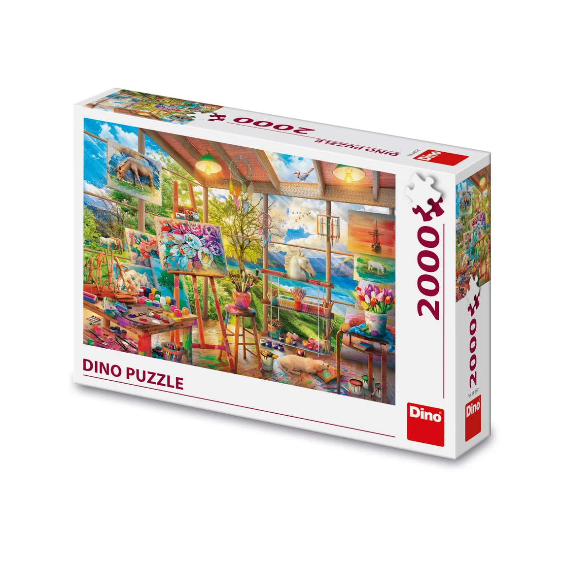 Puzzle Malířský ateliér 2000 dílků - slide 0