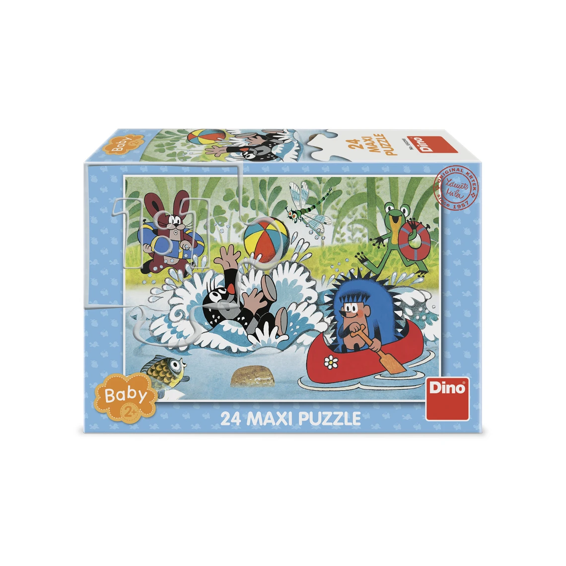 Puzzle Krtek ve vodě 24 dílků maxi - slide 1