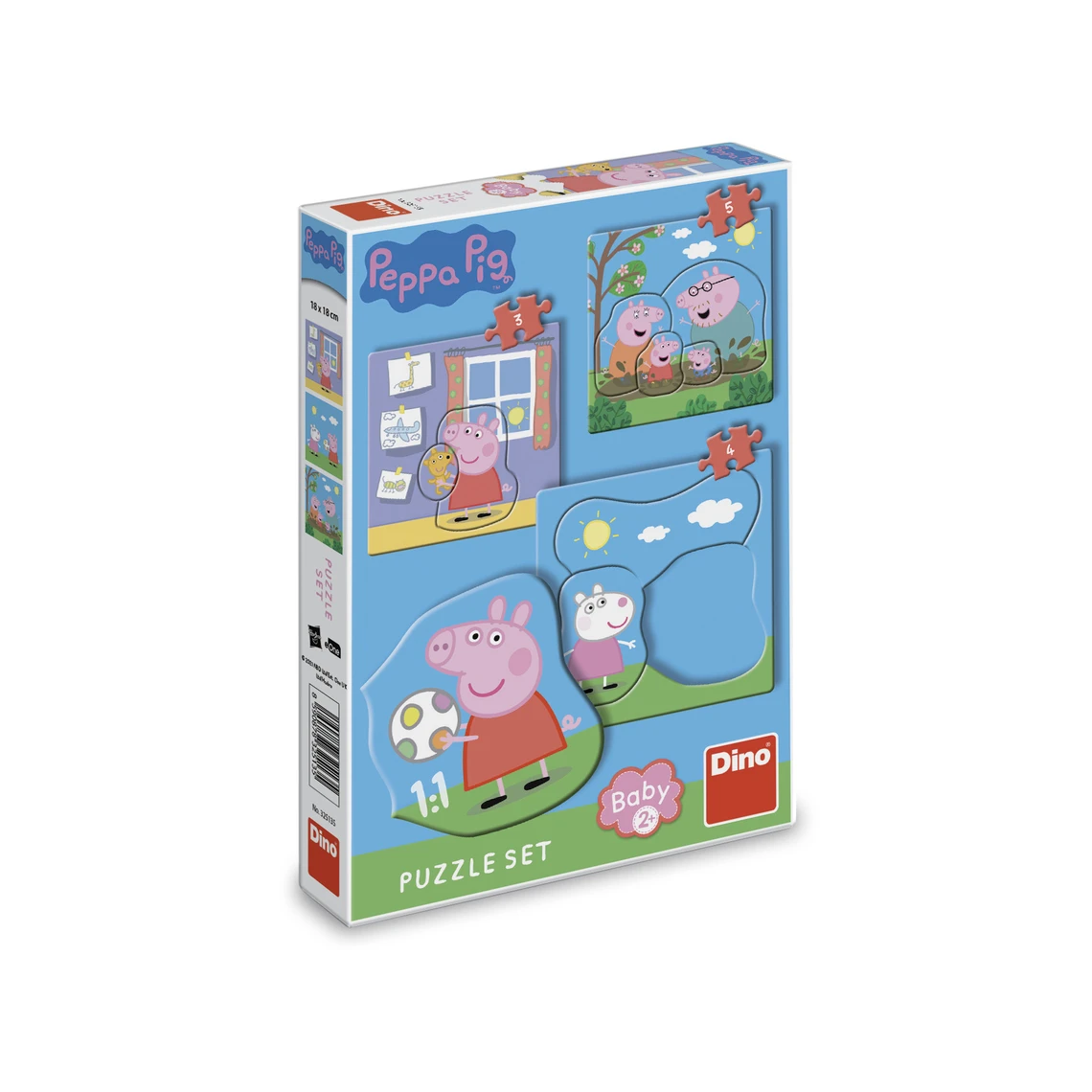 Puzzle set Peppa Pig: Rodina 3–5 dílků baby - slide 2