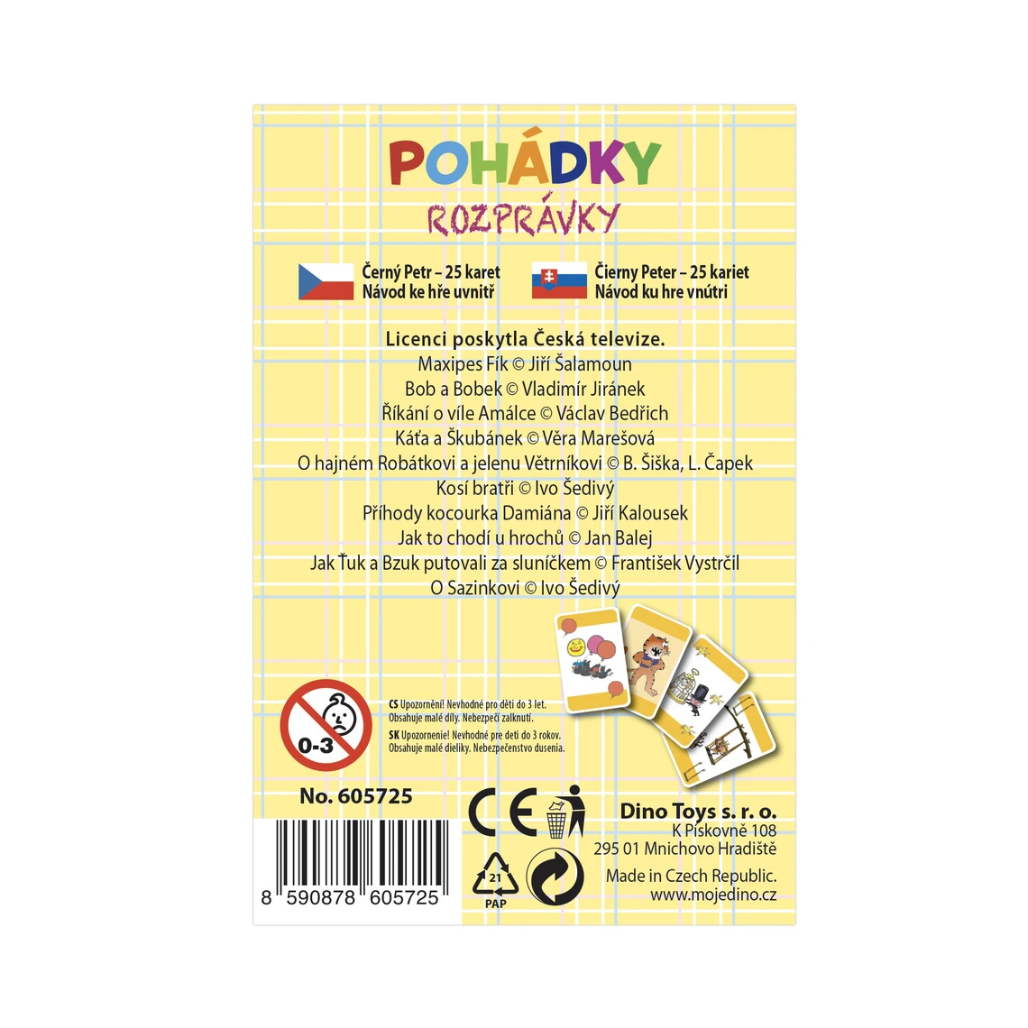 Černý Petr Pohádky - slide 1