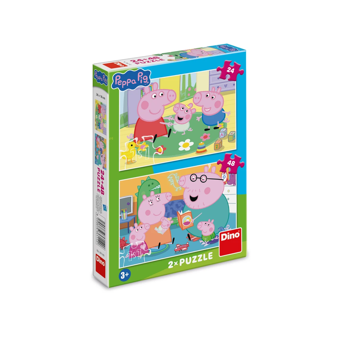 Puzzle Peppa Pig: Domov 24+48 dílků - slide 2