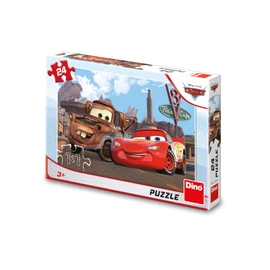 Puzzle Cars ve městě 24 dílků
