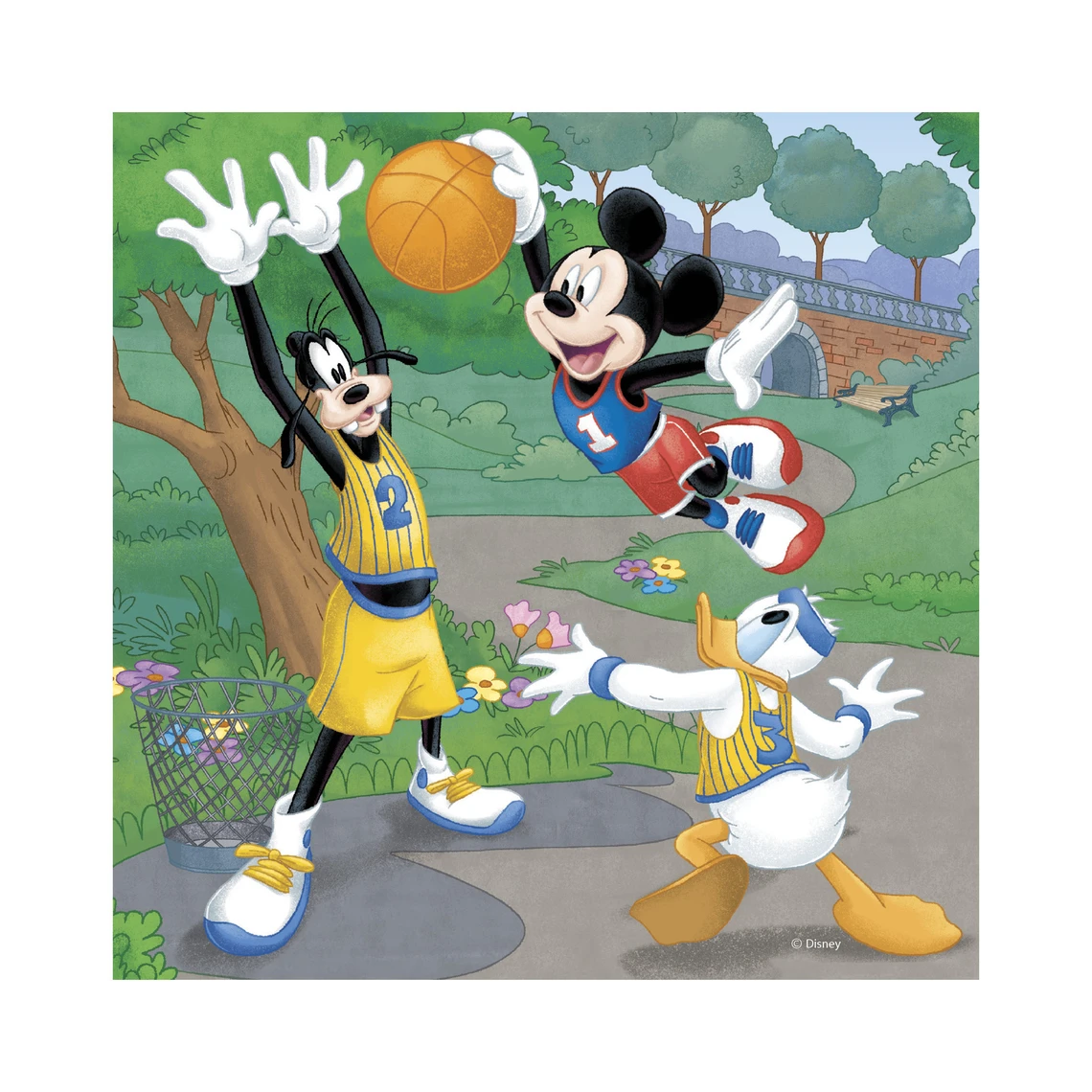 Puzzle Mickey a Minnie sportovci 3x55 dílků - slide 4