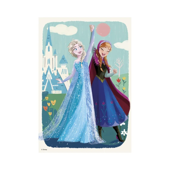 Puzzle Frozen: Anna a Elsa 2x77 dílků - slide 3