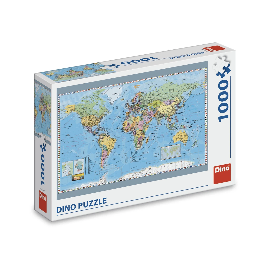 Puzzle Politická mapa světa 1000 dílků - slide 2